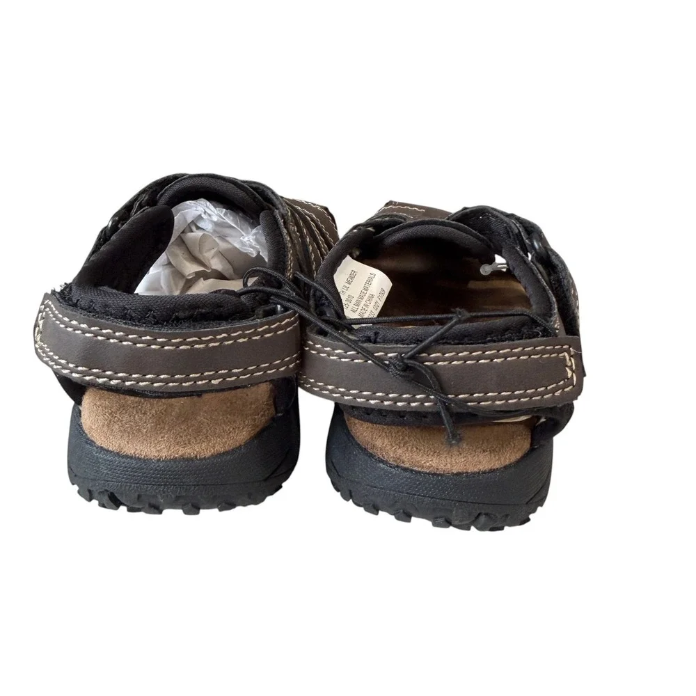 Thereabouts Brown Fisherman Sandals Kids‎ Size 10 Outdoor Casual Comfort Fit